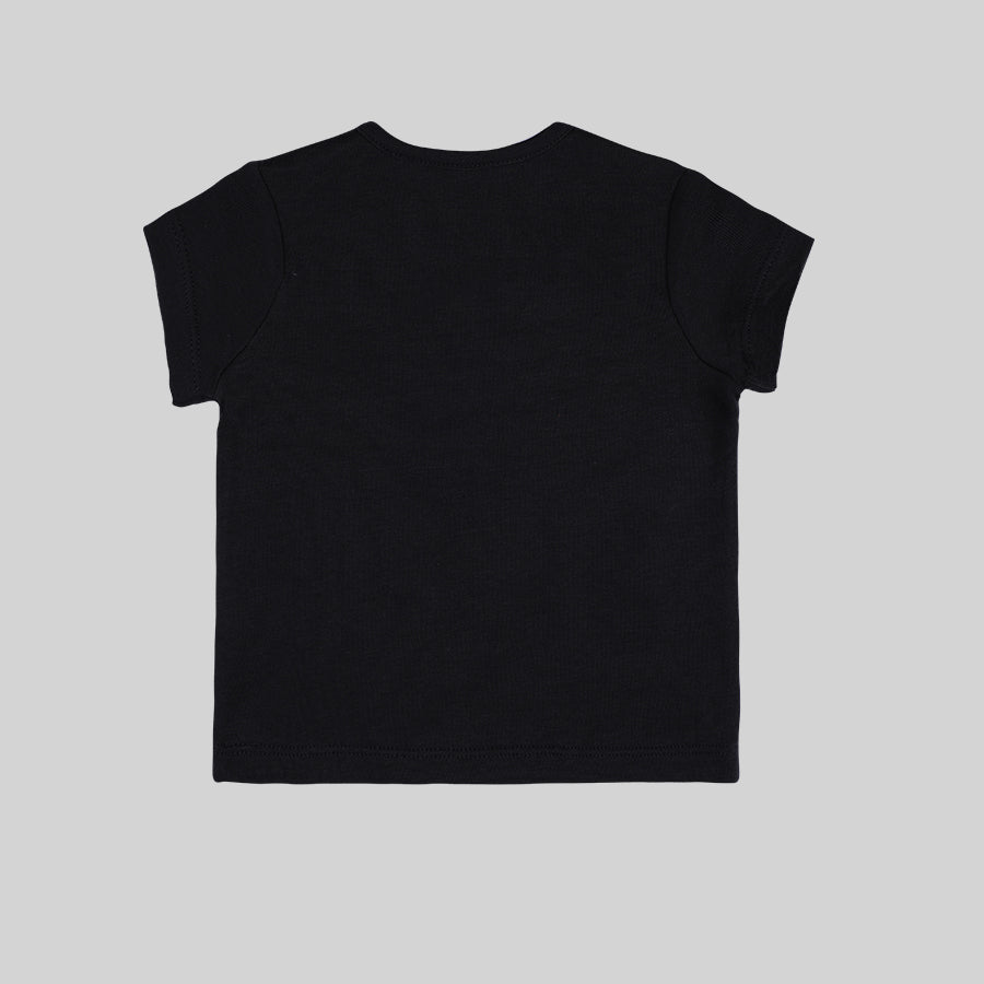 Baby-551A boy shorty Set (Black) - Organic cotton