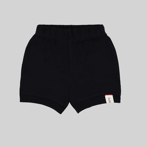 Baby-552A girls shorty Set (Black) - Organic cotton