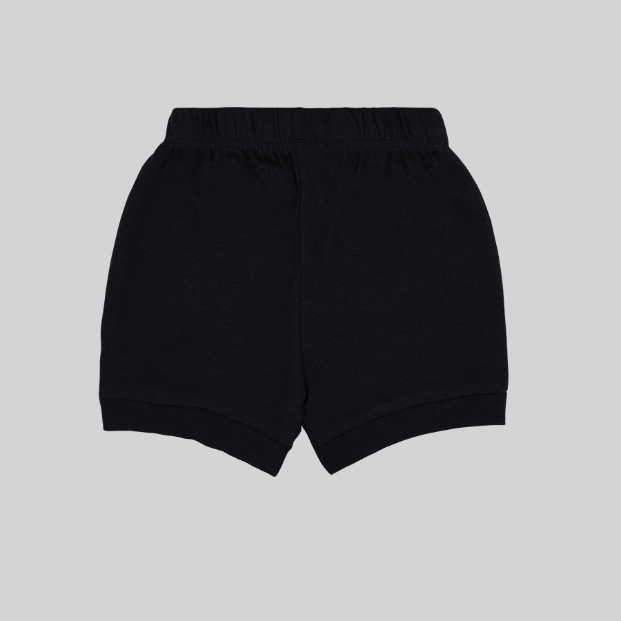 Baby-552A girls shorty Set (Black) - Organic cotton