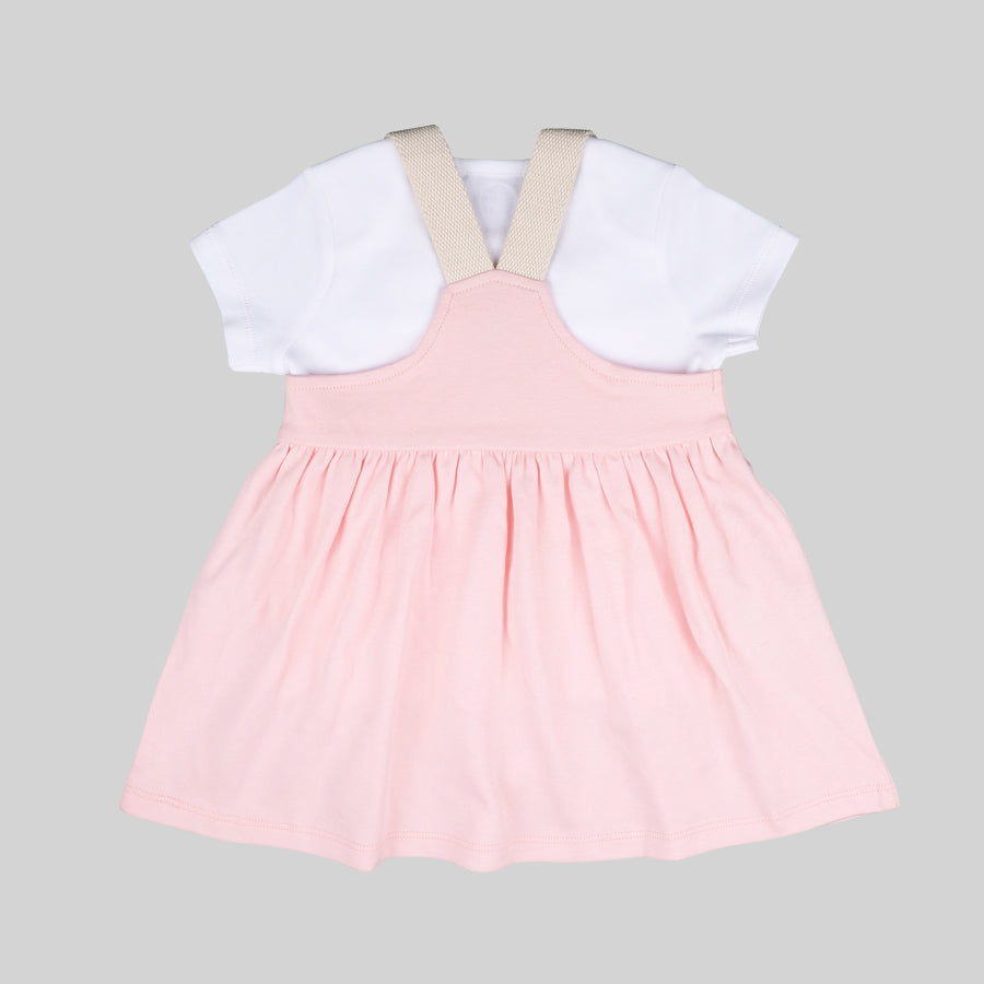 Baby Girls Dress Set (Floral) - Organic cotton