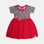 Baby-929 Girls Knot Front Dress