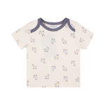 Baby Pyjama Set - Off White/Blue Melange