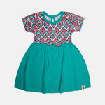 Baby-926 Girls Knot Front Dress
