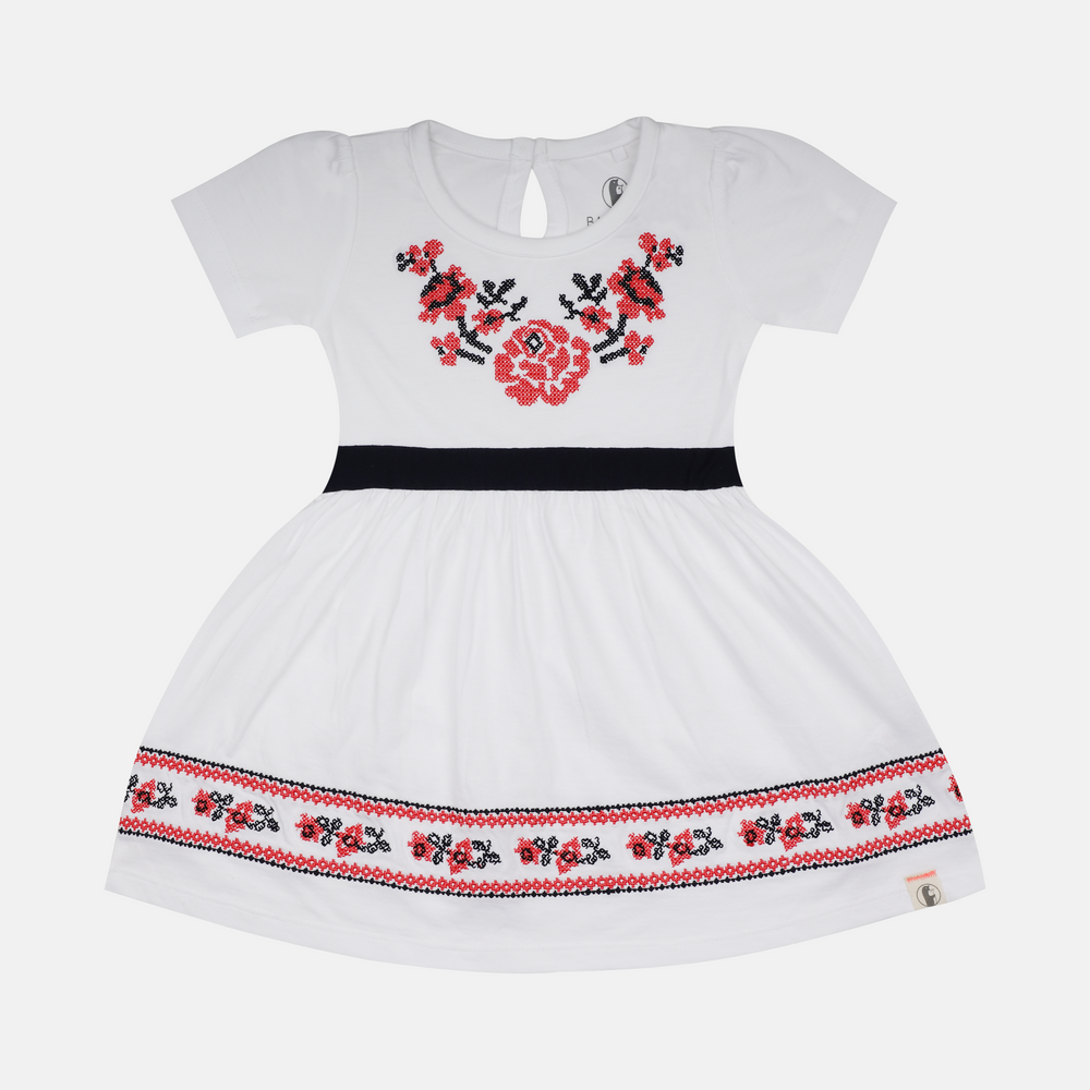 Baby-977 Girls Rose Garden Dress