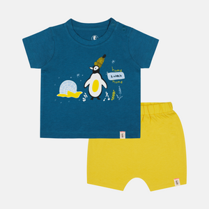 Boys Penguin Set - Organic Cotton