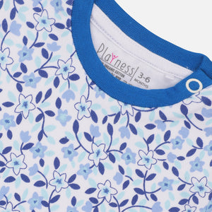 Blue Floral - Baby Pyjama Set