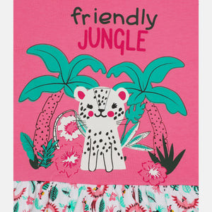 Baby-815 Girls Friendly Jungle Dress - Organic Cotton