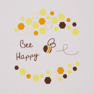 Bee Happy Baby Blanket - Organic Cotton
