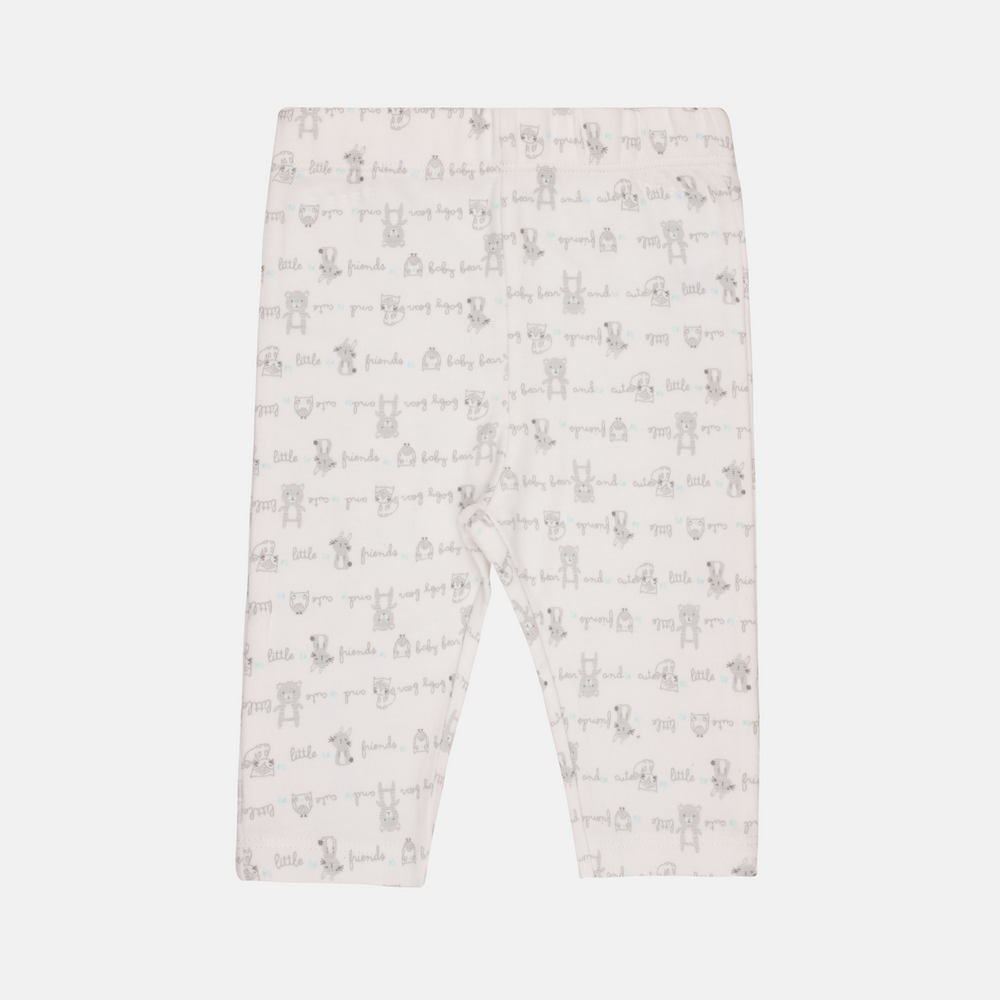 Baby Pyjama Set - White/Melange