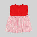 Baby girls dress set (Red) - Organic Cotton
