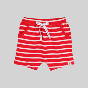 Baby Boy shorty Set (Red) - Organic cotton