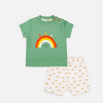 Baby Boy Rainbow Set - Organic Cotton