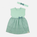 Baby-687 girls dress and shrug set - Organic Cotton