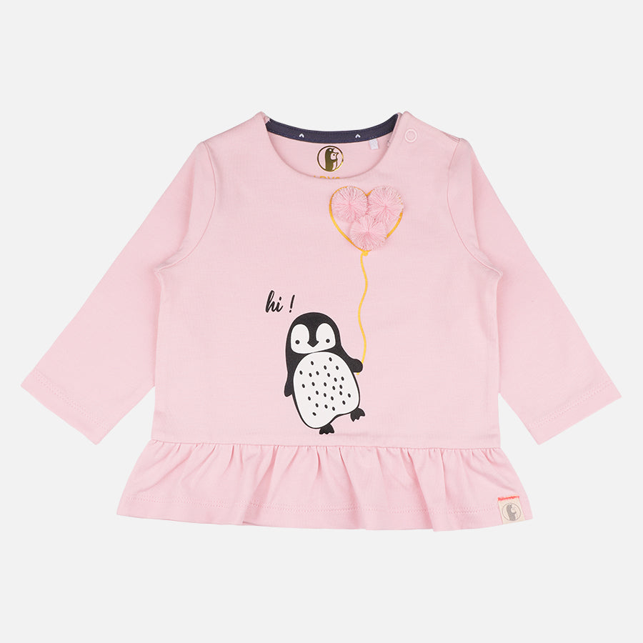 Baby-649 Girl 3 piece Penguin set - Organic cotton